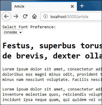 Сохраненный шрифт в куках во Flask Сохраненный шрифт в куках во Flask
