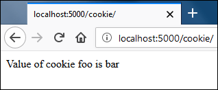 Значение куки во Flask Значение куки во Flask